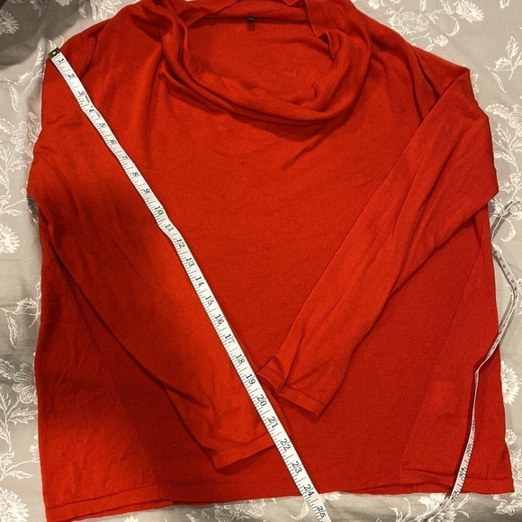 Eileen Fisher Red 100% Merino Wool Sweater - Picture 7 of 16
